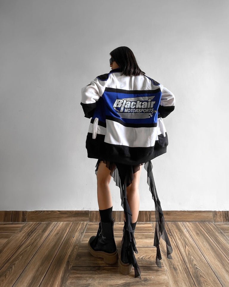 Blackair Racing Motorcycle Vintage Jacket | Fashion & Racer Style - Warmsouls