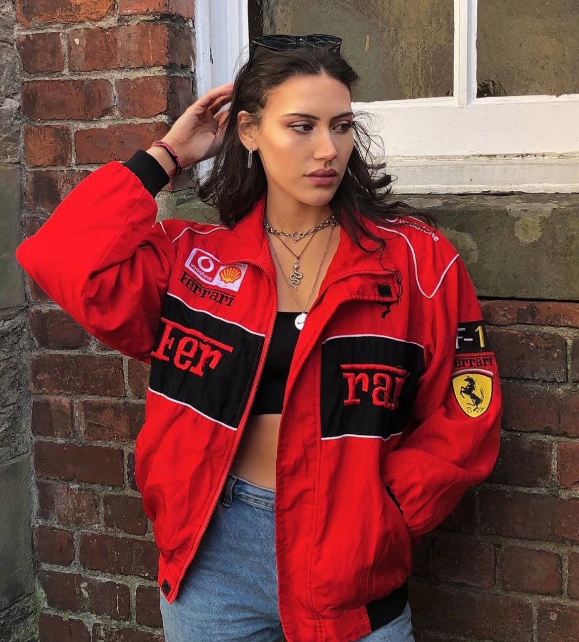 FERRARI F1 RED RACER JACKET - Warmsouls