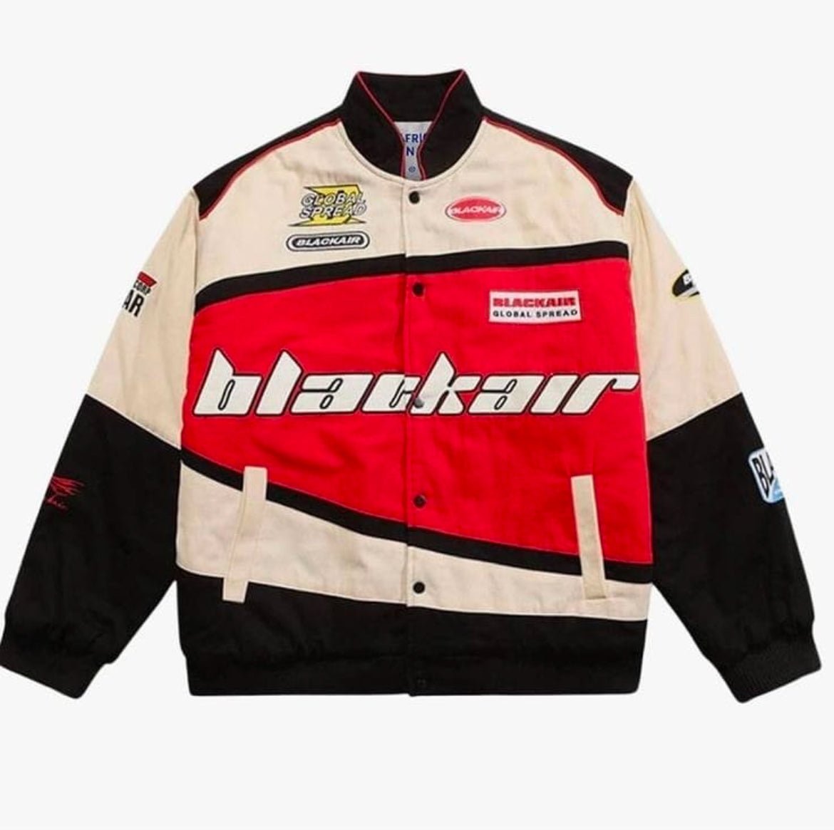 Red BlackAir Racer Jacket | Motorsport Fashion & Style - Warmsouls