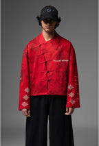 Silent Metamorph Red Dragon Graphic Jacket