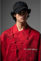 Silent Metamorph Red Dragon Graphic Jacket