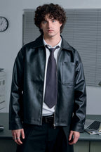 WarmSouls Onyx Leather Jacket