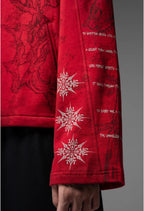 Silent Metamorph Red Dragon Graphic Jacket