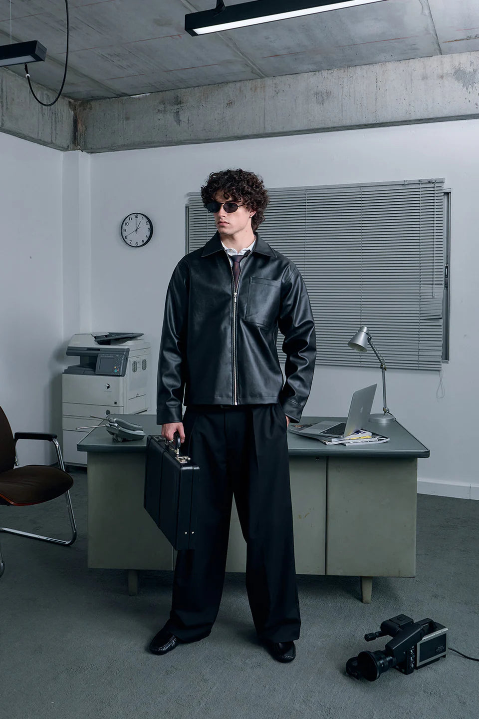 WarmSouls Onyx Leather Jacket