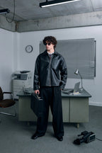 WarmSouls Onyx Leather Jacket