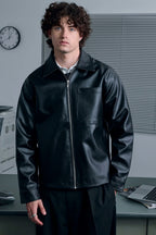WarmSouls Onyx Leather Jacket