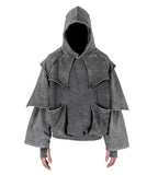 Elevate Your Street Style with the Oversized Grey Hoodie