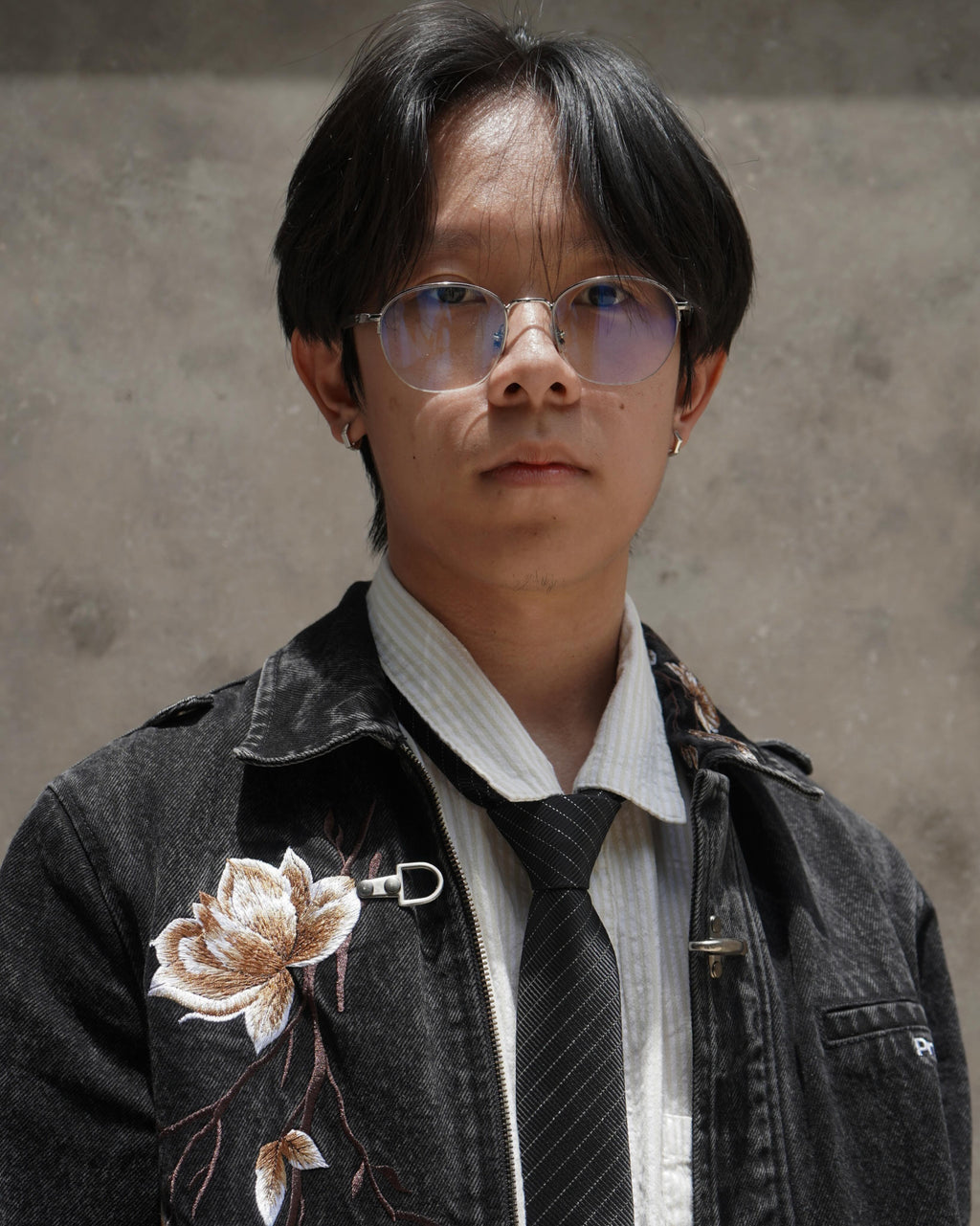 Shadow Bloom Denim Jacket