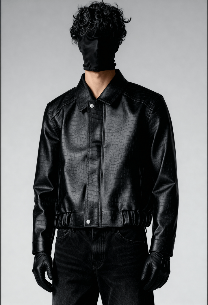 Obsidian Croc Jacket