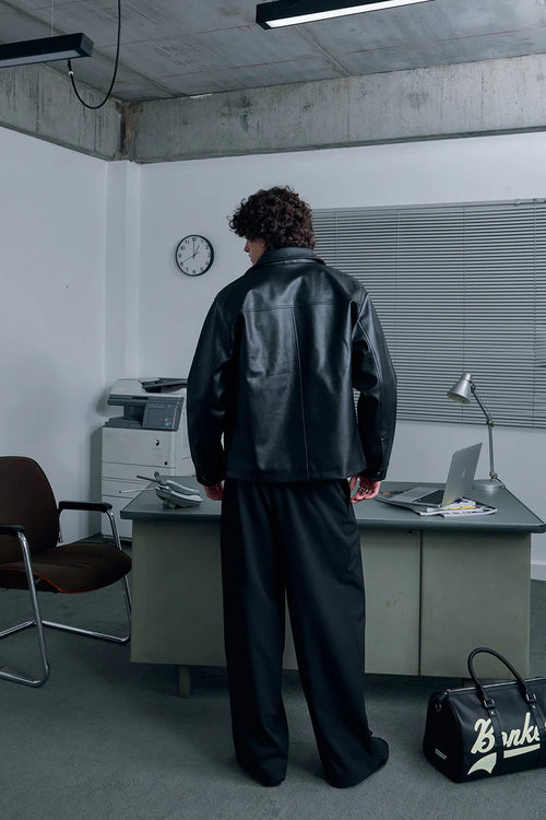 WarmSouls Onyx Leather Jacket