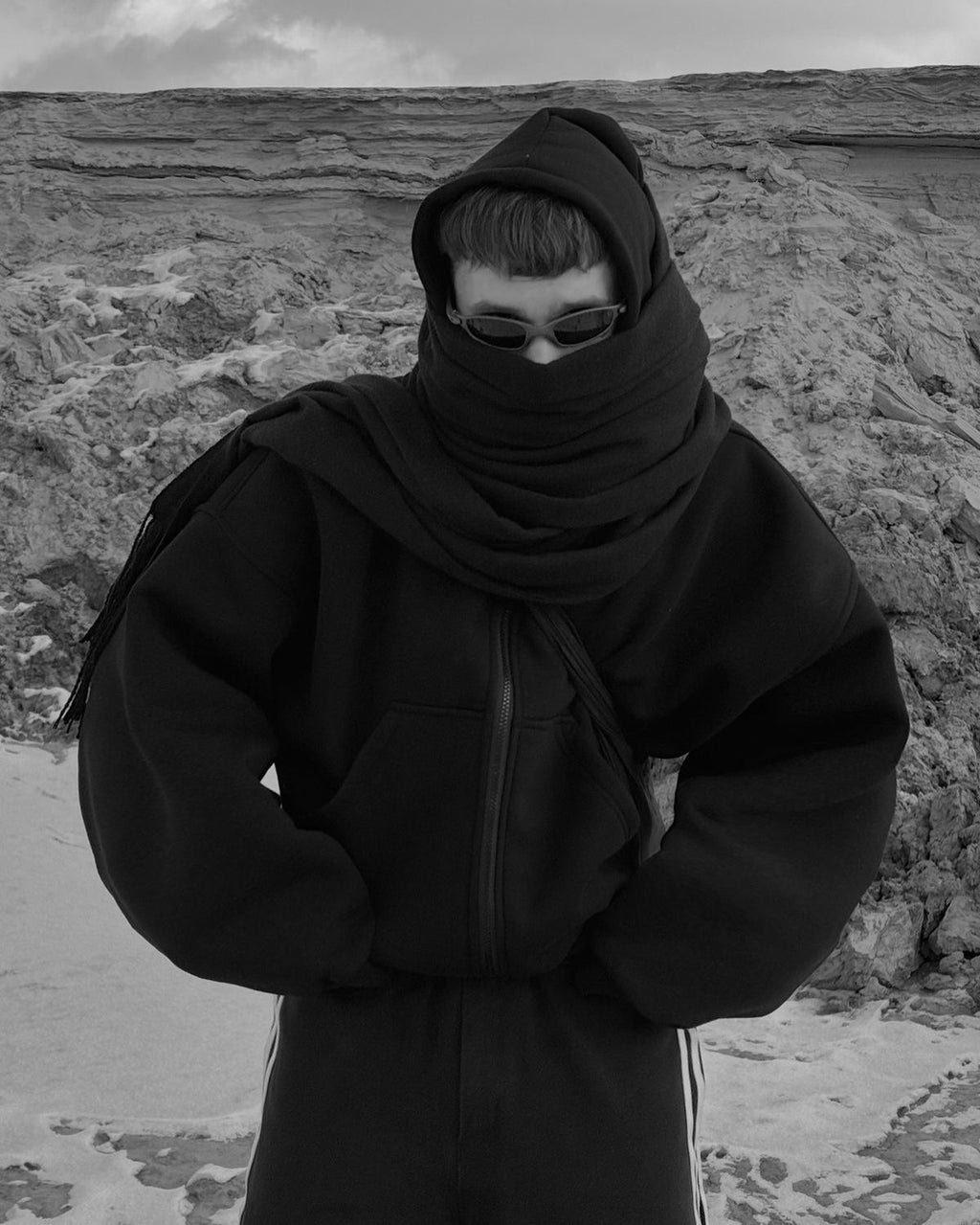 Balaclava Hoodie - Full Zip Streetwear Hoodie