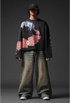 Aavar Heritage Dragon Oversized Sweatshirt