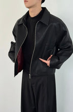 Black PU Leather Jacket