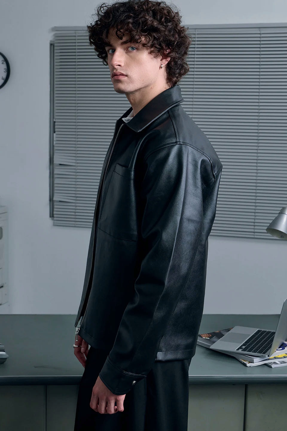 WarmSouls Onyx Leather Jacket
