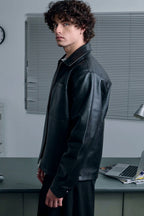 WarmSouls Onyx Leather Jacket