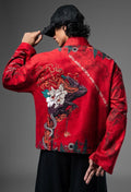Silent Metamorph Red Dragon Graphic Jacket