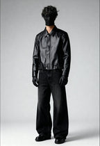 Obsidian Croc Jacket