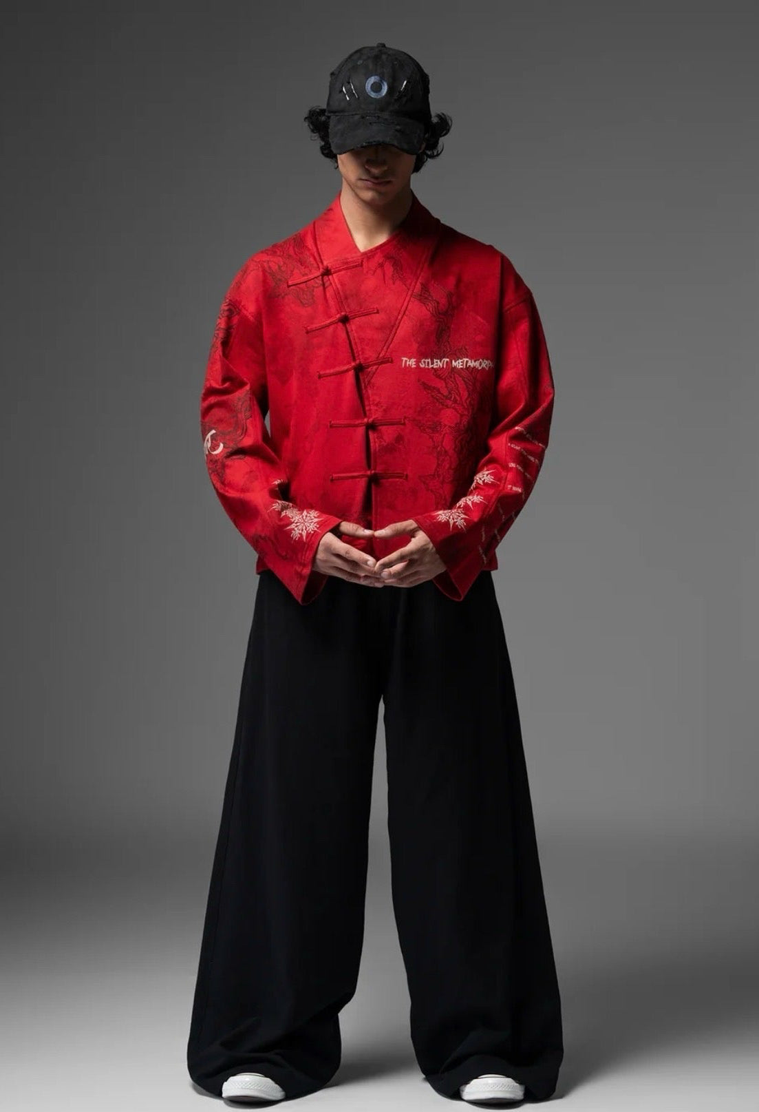 Silent Metamorph Red Dragon Graphic Jacket
