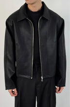 Black PU Leather Jacket