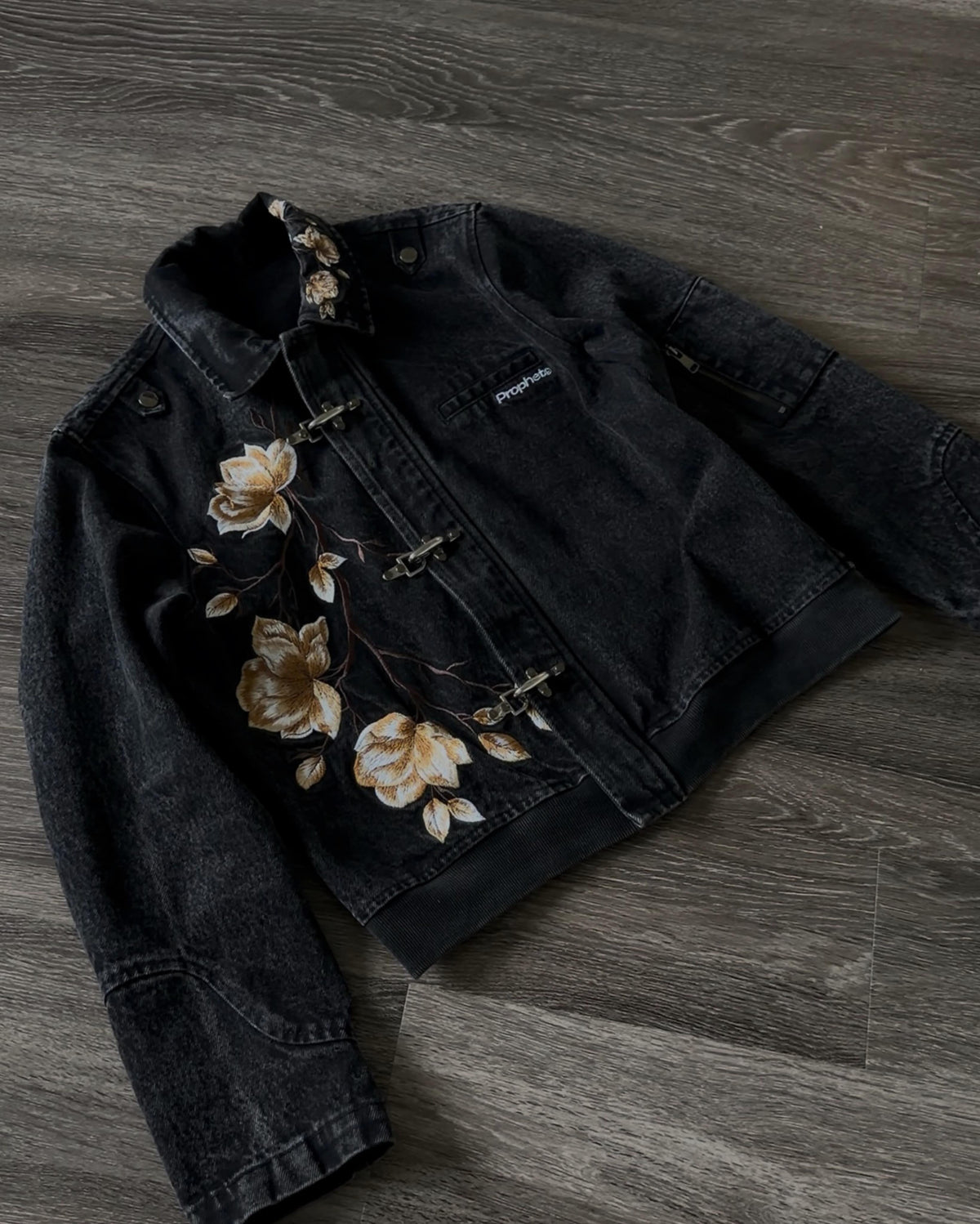 Shadow Bloom Denim Jacket