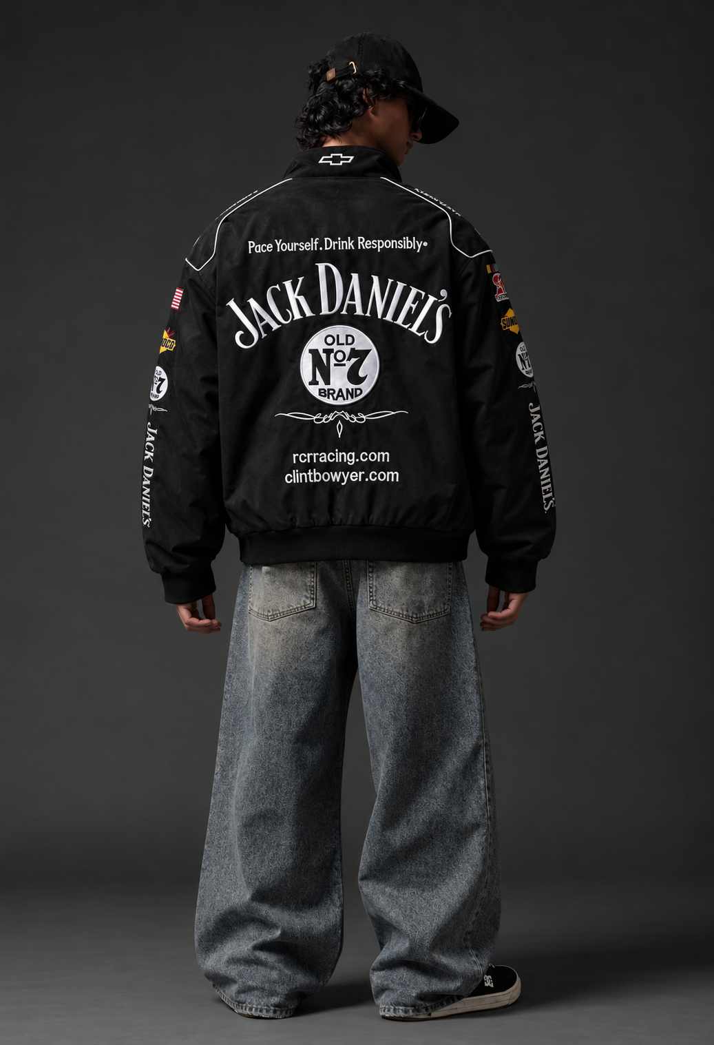 Jack Daniels Oversized Jacket – Transform Your Style with Bold Streetwear Flair