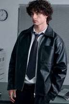 WarmSouls Onyx Leather Jacket