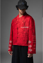 Silent Metamorph Red Dragon Graphic Jacket