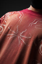 Crimson Fade Phantom Oversized Sweatshirt - Warmsouls