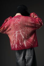 Crimson Fade Phantom Oversized Sweatshirt - Warmsouls