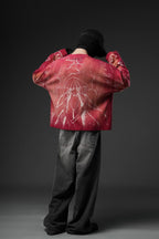 Crimson Fade Phantom Oversized Sweatshirt - Warmsouls