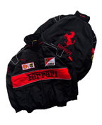 Ferrari F1 Racing Black Jacket - Warmsouls