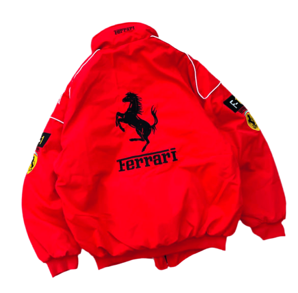 Ferrari F1 Red Racer Jacket –Warmsouls - Warmsouls