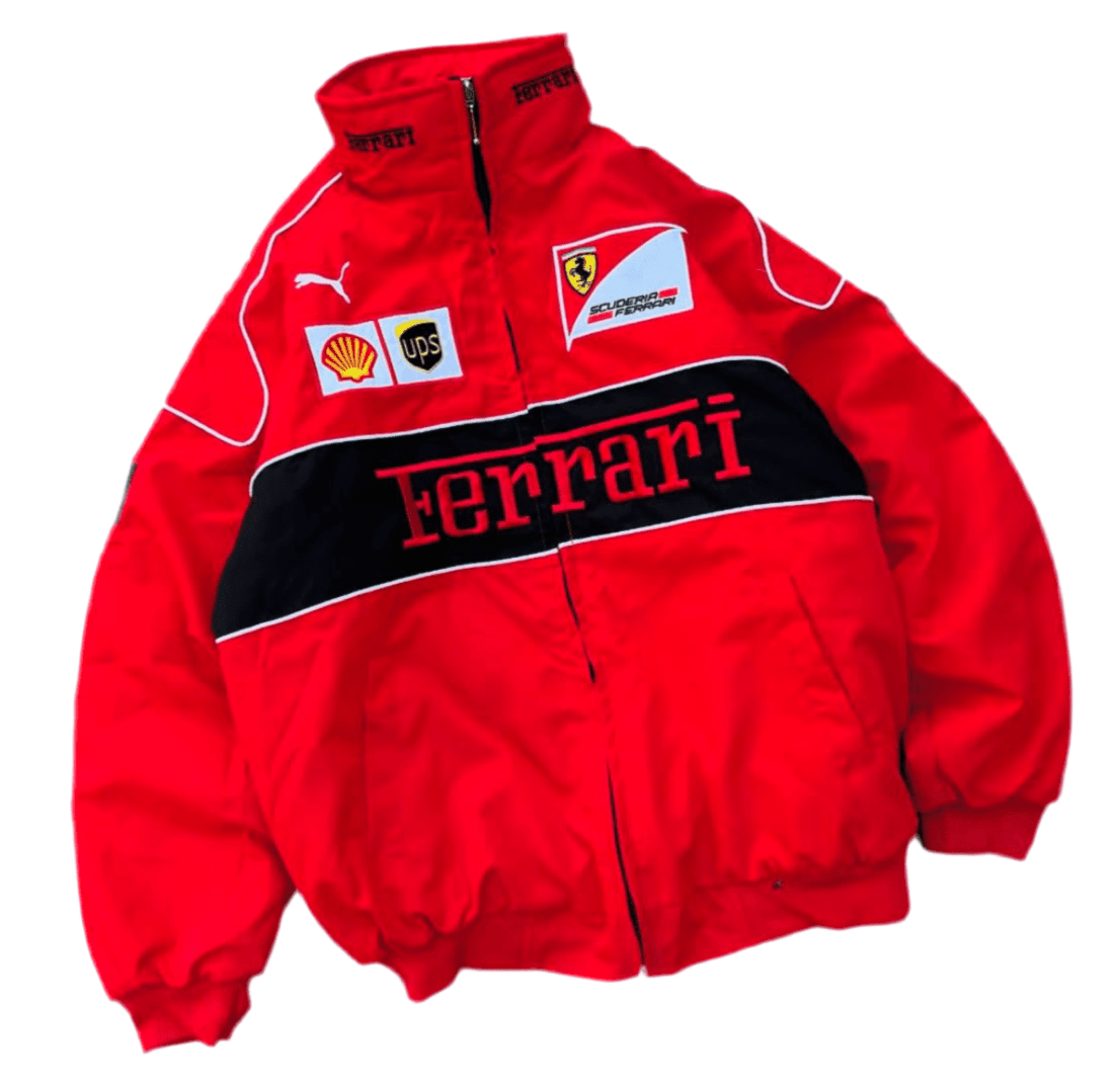 Ferrari F1 Red Racer Jacket –Warmsouls - Warmsouls