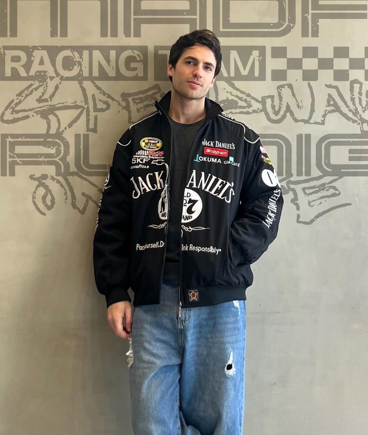 Jack Daniels Jacket | Racing Streetwear – WarmSouls – Warmsouls