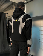 Obsidian Howl – Flame Zip Hoodie - Warmsouls