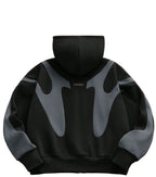 Obsidian Howl – Flame Zip Hoodie - Warmsouls