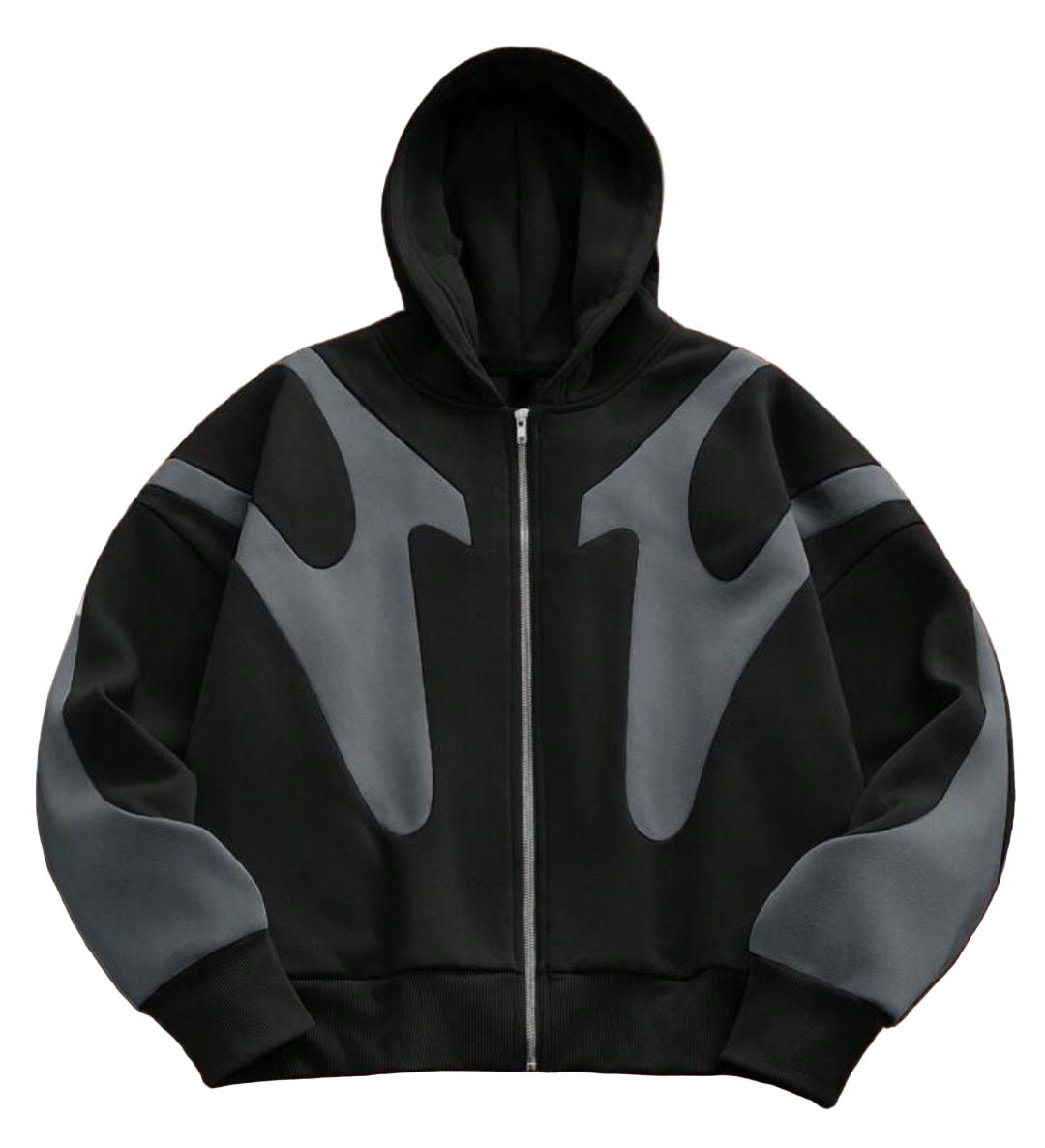 Obsidian Howl – Flame Zip Hoodie - Warmsouls