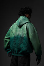 Shadow Oni Stitch Oversized Hoodie - Warmsouls