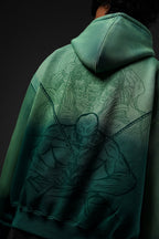 Shadow Oni Stitch Oversized Hoodie - Warmsouls