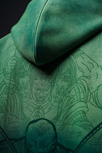 Shadow Oni Stitch Oversized Hoodie - Warmsouls
